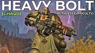 Space Marine 2 – Solo Tactical Ruthless Difficulty vs Chaos (Heavy Bolt Rifle, Max Level)