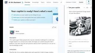 GENERATE AI ART using Copilot Studio with new Orchestrator!