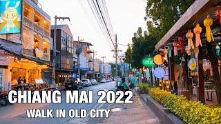 Chiang Mai Old Town Walking Tour - Thailand - 4K 60fps