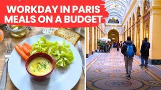 French Diet Work Day in Paris - French Woman What I Eat On a BUDGET in France (No Cooking)