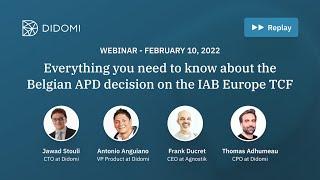 Everything you need to know about the Belgian APD decision on the IAB Europe TCF