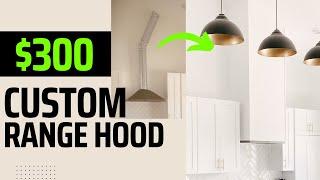 From weird pipe to BEAUTIFUL CUSTOM RANGE HOOD! Only for $300 Barndominium Rage Hood