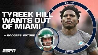 Tyreek Hill says HE'S OUT OF MIAMI after Dolphins miss playoffs  + Aaron Rodgers' future  | Get Up