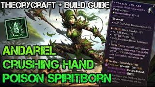 Diablo 4 Season 6 - Poison Crushing Hands Andariel's Visage Spiritborn  Theorycrafting + Build Guide