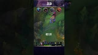 League of Legends | Zed Jungle Clear | Short Video (2021)