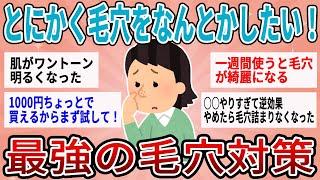【有益】とにかく毛穴をなんとかしたい！最強の毛穴対策教えて！【ガルちゃん】