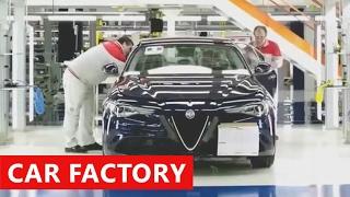 2017 Alfa Romeo Giulia Quadrifoglio & Stelvio Production - Car Factory