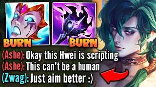 I GOT CALLED A SCRIPTER FOR THIS HWEI GAME… (ASHE GETS EMBARRASSED)