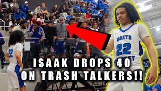 Isaak Hayes Drops 40 points vs Trash Talkers | North Crowley vs Eastern Hills