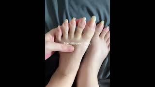 #longtoenails #cutetoenails #nailslover #nailmodel #naturallongnails