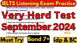 07, 14, 19 & 28 SEPTEMBER 2024 IELTS LISTENING TEST WITH ANSWERS | IELTS 2024 | IDP & BC