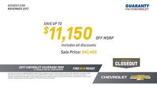 Guaranty Chevrolet November Offers SPS