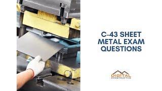 C-43 License - Sample Exam Questions - Sheet Metal Contractor License In California - CSLB!