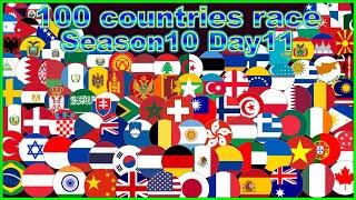 [Season10 Day11] 100 countries 39 stages marble point race | Marble Factory 2nd