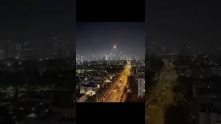 DOZENS of Iranian missiles in Israeli skies. Reports of impacts in Ashdod, Haifa, and Be'er Sheva