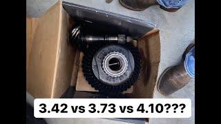 3.42 vs 3.73 vs 4.10 Gears Racing Comparison