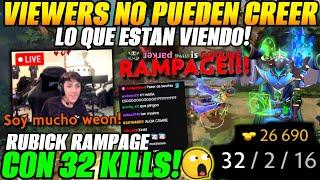 Parker Rubick 32 Kills + Rampage en stream!Viewers sorprendidos