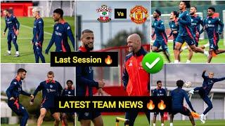 JUST NoW De Ligt,Zarkizee, Amad..MAN UNITED TRAINING AHEAD of SOUTHAMPTONCONFIRMED  #manunitednews