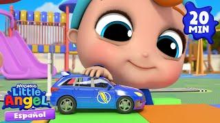 Juguemos a las carreras de carros ️ | Caricaturas | Canciones Infantiles| Little Angel Español