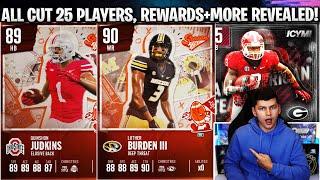 SO MANY FREE CARDS! ALL CUT 25 REWARDS, PLAYERS, AND MORE REVEALED! CFB 25 ULTIMATE TEAM!