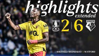 Sheffield Wednesday 2-6 Watford | Extended Highlights ️