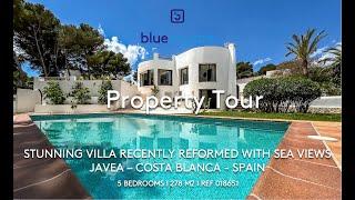 Fully refurbished luxury villa for sale in Javea with panoramic sea views I BLUE SQUARE I REF 018651