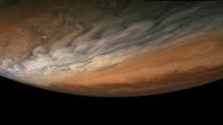 Juno's Perijove-18 Jupiter Flyby, Reconstructed in 125-Fold Time-Lapse