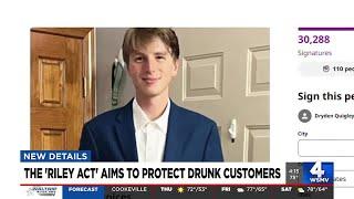 The 'Riley Act' aims to protect drunk customers