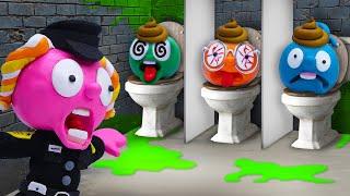 Skibidi Toilet Multiverse In Jail | Clay Mixer Friends