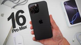 iPhone 16 Pro Max Unboxing, Hands On & First Impressions! (Black Titanium)