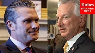 JUST IN: Tommy Tuberville Speaks To Reporters After Meeting With Defense Secretary Nom. Pete Hegseth