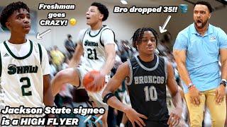 Jackson State signee throws down MASSIVE dunks! Xavier Ferguson drops 35! | Shaw vs. Zachary