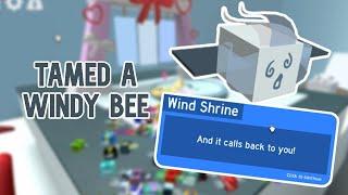 TAMING A *WINDY BEE* ! | Bee Swarm Simulator