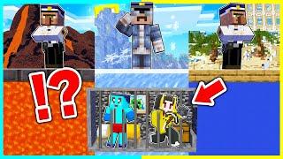 【一気見】「炎・氷・水」の最凶刑務所から脱獄しろ！マイクラ脱獄【まいくら/マインクラフト】