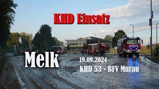 KHD Einsatz in Melk / Niederösterreich