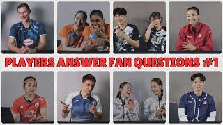 Players Answer Fan Questions - Part One | An Se Young, Kim/Jeong, Tan/Thinaah & More!