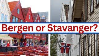 Which one would I go back to in a HEARTBEAT? My first impressions of both Bergen and Stavanger...