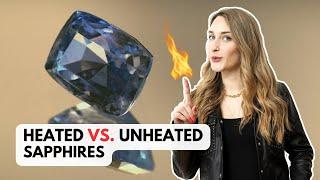 Heated VS Unheated Sapphires & Rubies + Prices