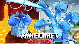 I Survived 100 Days as an ICE HYDRA in HARDCORE Minecraft!