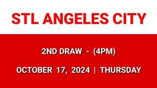 STL Angeles City result today 4pm draw afternoon result 2nd draw October 17, 2024 Thursday