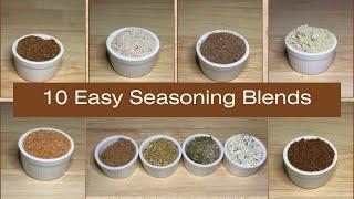 10 Flavorful Homemade Seasoning Blends That You Will Love!