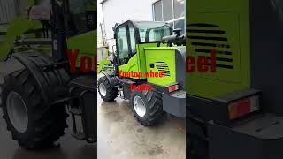 Youtop wheel loader with quick hitch and agriculture tires #shorts #construction #wheel loader