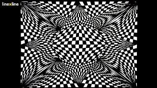 [OP ART] How to draw optical illusion art l Geometric art #037