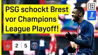 Vorgeschmack auf UCL-Playoff! Dembele entscheidet in Eigenregie: Brest - PSG | Ligue 1 | DAZN