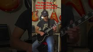 The Rock Doctor Must Know Rock Guitar Moves Vol 20 !!! Part 6