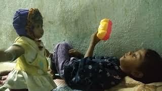 Sister & brother playing #praying #cutebaby #childrens #viral #trending #srialle Creation's