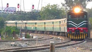 Railfanning At Junction Point Of Shahdara Bagh | Beautiful Curve View | Pakistan Railways