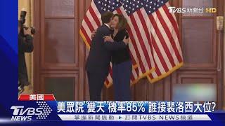 美國眾議院「變天」機率破8成 裴洛西選後恐放議事槌 ｜TVBS新聞