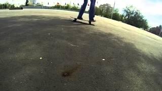 Skateboard "Impossible" trick