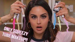 Full Face Using Only Squeezy Tube Makeup!